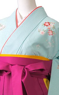 パステルブルー刺繍